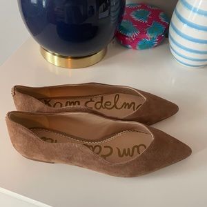 Sam Edelman Suede Nude Flats Size 8